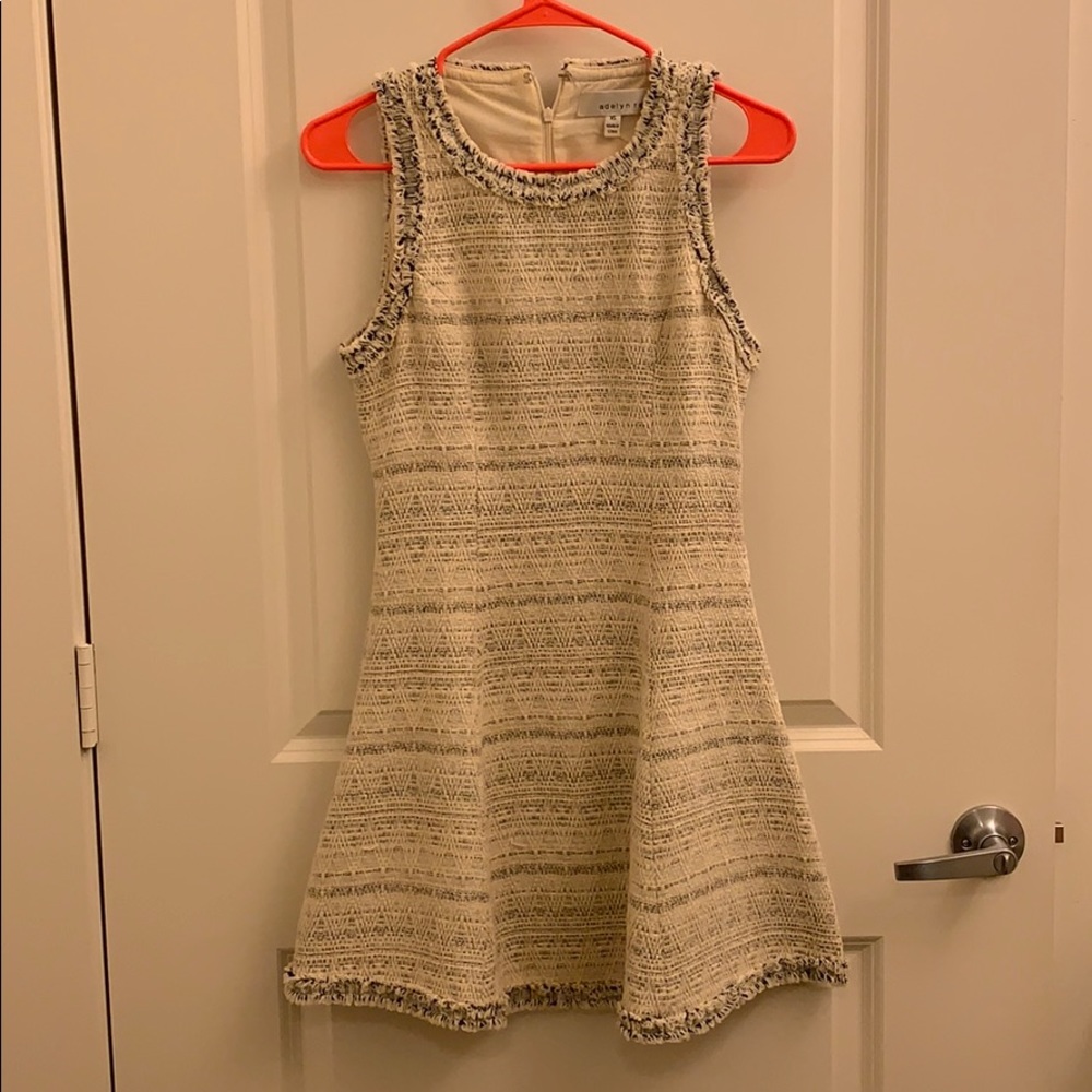 Cream woven dress